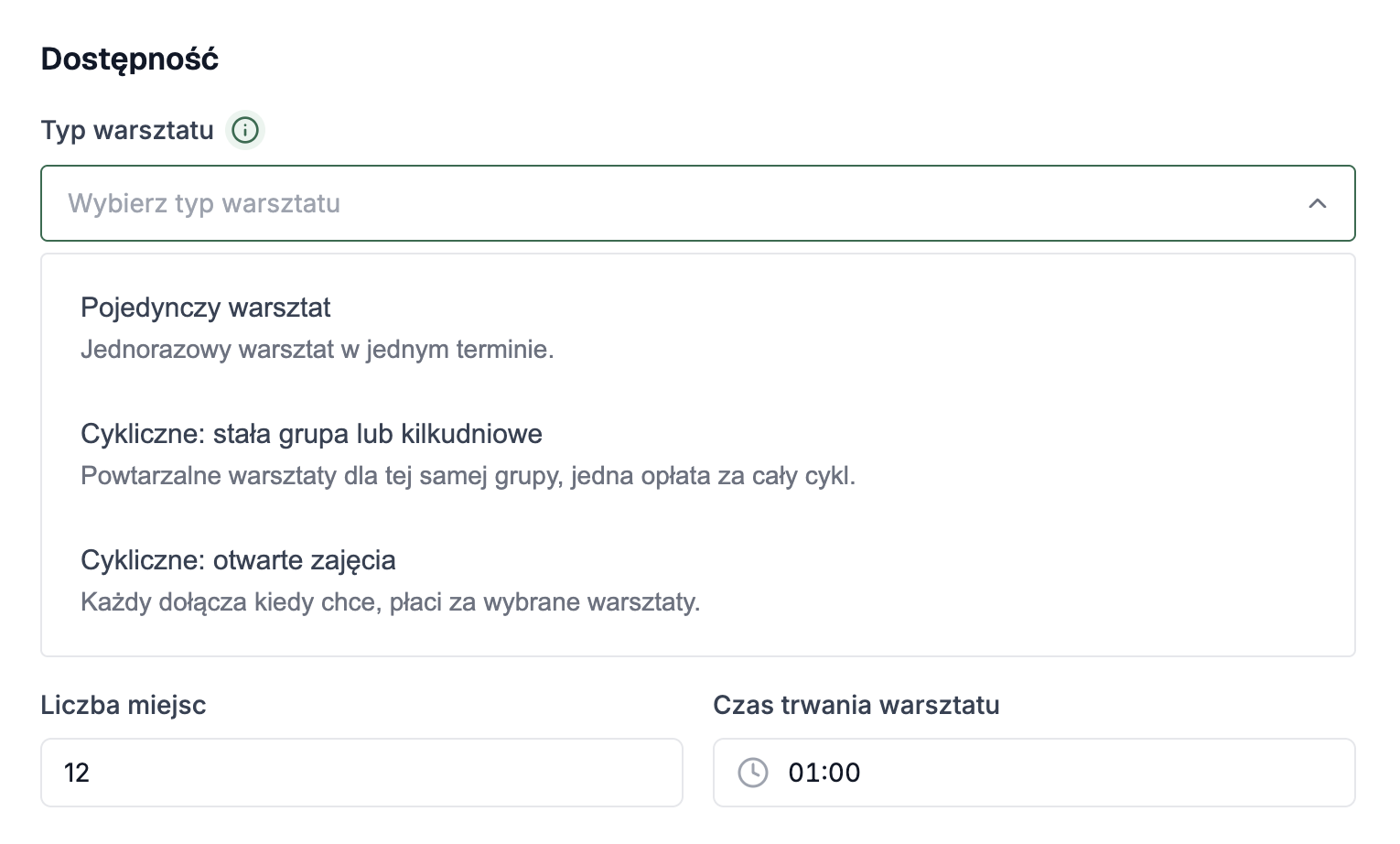 Warsztaty cykliczne oraz grupowe w Planerto